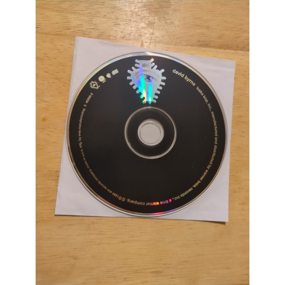 DAVID BYRNE Self Titled CD Luaka Bop Sire Alternative Rock Disc Only